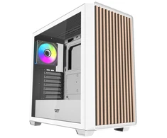 „Darkflash DS900WD ATX“ kompiuterio korpusas (Baltas) + 4 ventiliatoriai