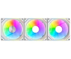 Darkflash Gauss G24 3 viename kompiuterio ventiliatoriai (balti)