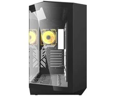 Darkflash kompiuterio dėklas DY470 4 ventiliatoriai (juodas)