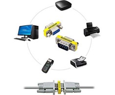 Oem DB9 nuoseklusis adapteris – vyris – kištukas – adapteris