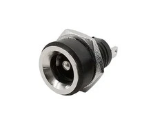 Oem DC 022B 1.3/3.5mm maitinimo lizdas - prisukamas - lizdas 3.5x1.3 - 2 kontaktų
