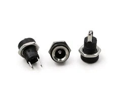 Oem DC 022B 1.3/3.5mm maitinimo lizdas - prisukamas - lizdas 3.5x1.3 - 2 kontaktų