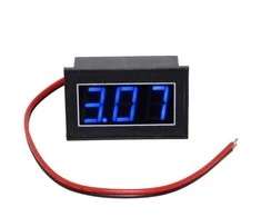 Oem DC 4-30V voltmetras korpuse - 0.56" - mėlynas LED