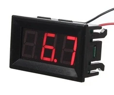 Oem DC 5-30V voltmetras korpuse - 0.56" - raudonas LED
