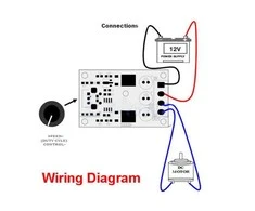 Oem DC 6V - 28V 3A PWM Variklio Greičio Reguliatorius