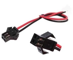 Oem DC greitoji jungtis JST SM 2PIN - su 100mm kabeliu