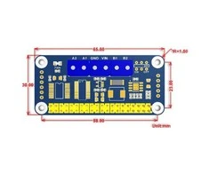 Oem DC valdiklio modulis Raspberry Pi - I2C sąsaja dviejų kanalų