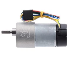 DC variklis 37Dx73L su 100:1 pavara 12V 100RPM + enkoderis CPR 64, Pololu 4755
