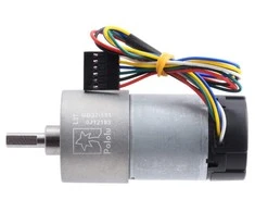 DC variklis 37Dx73L su 131:1 pavara 12V 76RPM + enkoderis CPR 64, Pololu 4756