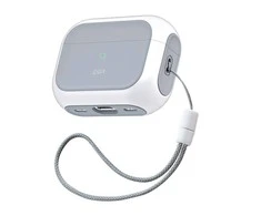 Dėklas ESR Orbit Hybrid, skirtas AirPods Pro, Magsafe (baltas)