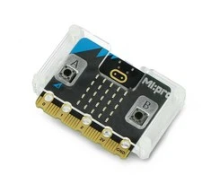 Dėklas skirtas BBC micro:bit V1 ir V2 - skaidrus - Kitronik 56102