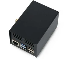 Dėklas, skirtas HiFiBerry ir Raspberry Pi 5 - plienas - juodas