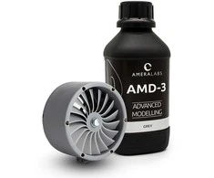 Derva 3D spausdinimui AMD-3 1L pilka AMERALABS