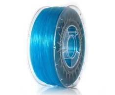 3D plastikas Devil Design PET-G 1.75mm 1kg - Mėlyna Transparent