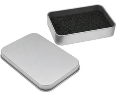 Dėžė su rankena 18.5x13x9.7 cm - skaidri - plastikinė - organizatorius