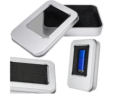 Dėžė su rankena 18.5x13x9.7 cm - skaidri - plastikinė - organizatorius