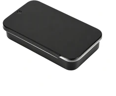 Dėžė su rankena 18.5x13x9.7 cm - skaidri - plastikinė - organizatorius