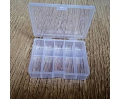 Oem Dėžutė su 10 skyrių - Plastikinė dėžutė 59x47x15mm - uždara talpa