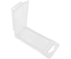 Oem Dėžutė su rankena 18.5x13x9.7 cm - permatoma - plastikinė - organizatorius
