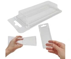 Oem Dėžutė su rankena 18.5x13x9.7 cm - permatoma - plastikinė - organizatorius