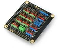 DFRobot DFR0566 IO išplėtimo priedėlis HAT, skirtas Raspberry Pi 4B / 3B+ / 3B / 2B