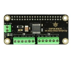 DFRobot DFR0592, DC variklio valdiklis HAT V1.0, 2 kanalų, 12 V / 1.2 A, skirtas Raspberry Pi