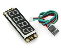 DFRobot DFR0645-G Gravity 8 segmentų, 4 skaitmenų LED ekranas, I2C, žalias