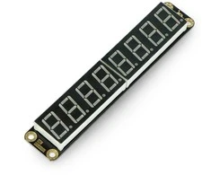 DFRobot DFR0645-G Gravity 8 segmentų, 8 skaitmenų LED ekranas, I2C, žalias