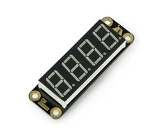 DFRobot DFR0645-R Gravity 8 segmentų, 4 skaitmenų LED ekranas, I2C, raudonas