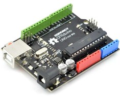 Dfrobot DFRduino Uno v3 - suderinamas su Arduino