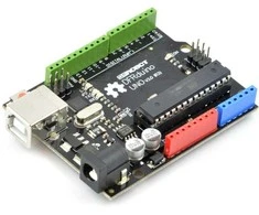 Dfrobot DFRduino Uno v3 - suderinamas su Arduino