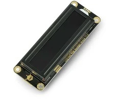 DFRobot Gravity, 2x16 I2C LCD ekranas, juodas su RGB apšvietimu