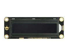 DFRobot Gravity, 2x16 I2C LCD ekranas, juodas su RGB apšvietimu