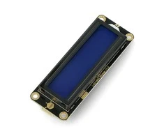 DFRobot Gravity, 2x16 I2C LCD ekranas, mėlynas