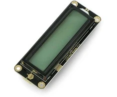 DFRobot Gravity, 2x16 I2C LCD ekranas, pilkas