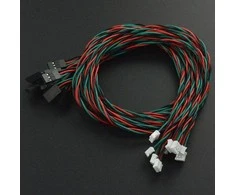 DFRobot Gravity, prijungimo laidas, skaitmeniniams jutikliams su Arduino, 3 kontaktų, 50cm, x10, FIT0756