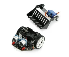 DFRobot ROB0156-L-1 Micro:Maqueen robotas su mechaniniu krautuvu, roboto platforma micro:bit
