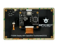 Monitorius Dfrobot Talpinis jutiklinis LCD ekranas 7 colių 1024x600 pikselių HDMI + USB