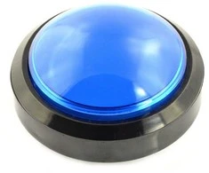 Oem Didelis mygtukas 10cm - mėlynas (eco2 versija)