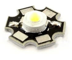 Oem Diodas Power LED Star 1W - baltas su radiatoriumi
