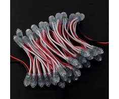 Oem Diodų grandinė - 50x LED 5mm raudona