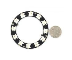 Oem Diodų žiedas LED RGB WS2812B 5050x12 - 50mm