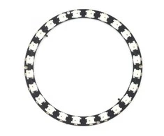 Oem Diodų žiedas LED RGB WS2812B 5050x24 - 90mm