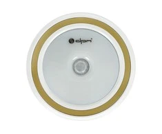 DPM ML7000PIR LED lempa su judesio ir prieblandos jutikliu - auksinė