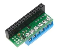 DRV8835, dviejų kanalų 11V/1.2A variklio valdiklis, Raspberry Pi priedėlis, Pololu 2753