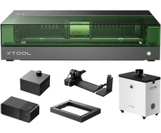 Lazerinės graviravimo staklės 2-in-1 xTool S1 40W - Viskas viename rinkinys - juodas
