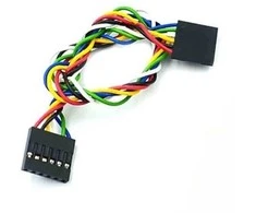 Oem DuPont jungiamasis laidas – 6 PIN 2.54 mm – 20 cm – FF