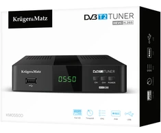 Kruger &amp; Matz DVB-T2 H.265 HEVC imtuvas