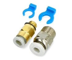 Dviejų Creality pneumatinių jungčių rinkinys - 2.5mm ir 4mm