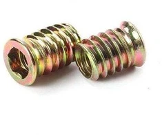 Oem Dvigubo sriegio medinė jungtis M6x15mm - 10 vnt - Baldų skirtukas - Varžtas - Veržlė